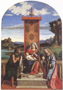 CARACCIOLO, Giovanni Battista The Virgin and Child between John the Baptist and Mary Magdalen (mk05)